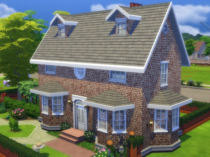 White Roses Cottage at KyriaT’s Sims 4 World » Sims 4 Updates