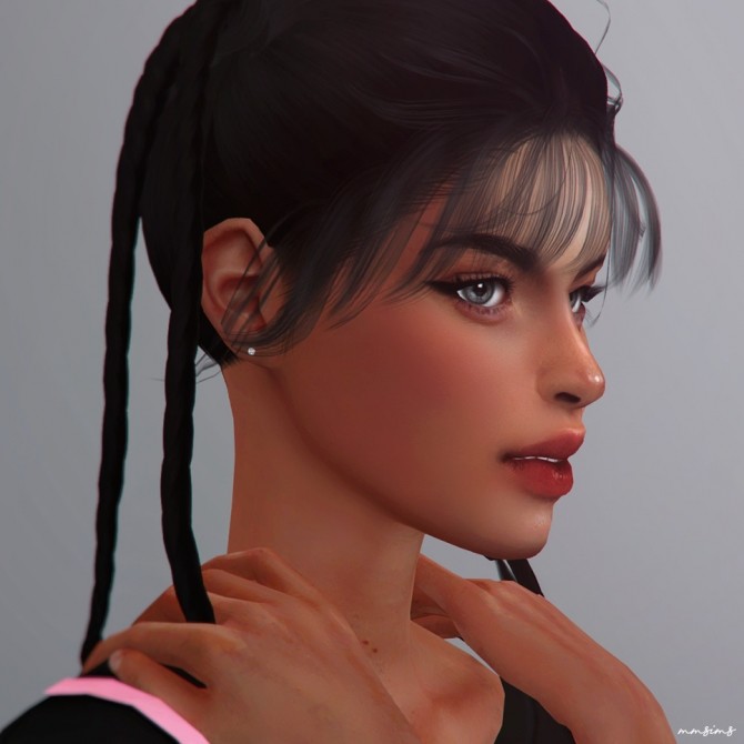 Sims 4 Bangs 1﻿ hairstyle at MMSIMS