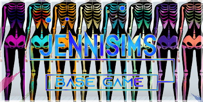 Sims 4 Skeleton Bodysuit 10 designs at Jenni Sims