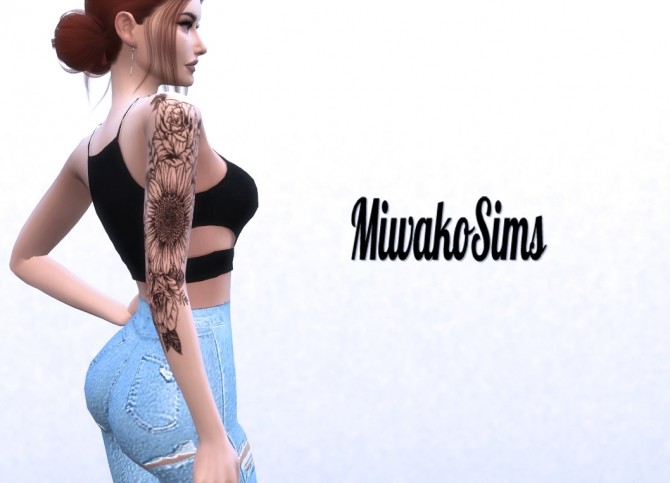 Sims 4 Tattoo #4 at MiwakoSims
