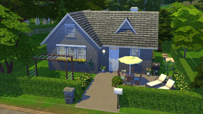Cute and cozy cottage at Fab Flubs » Sims 4 Updates