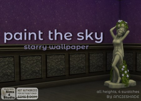 Paint the sky starry wallpaper at AngieShade – Intermittent simblr