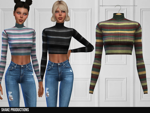 Sims 4 329 Top by ShakeProductions at TSR