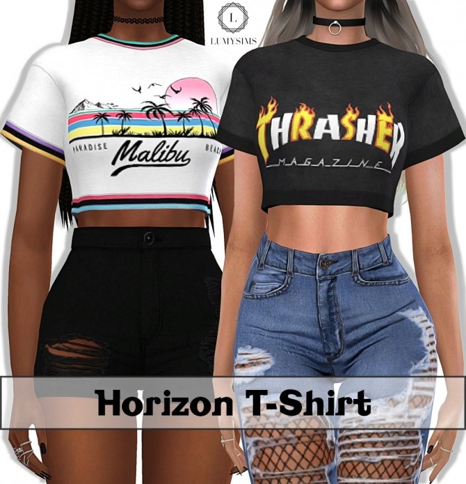 Sims 4 Horizon T shirt at Lumy Sims