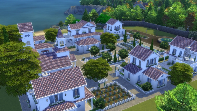 French village by jordan1996 at L’UniverSims » Sims 4 Updates