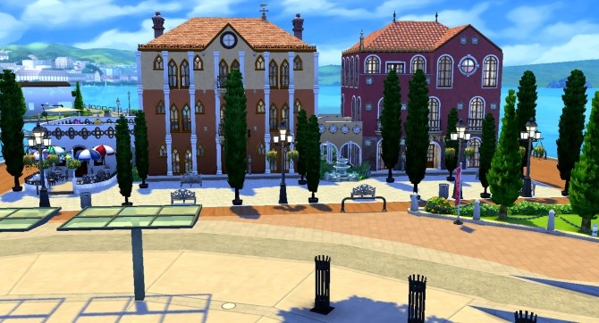 Sims 4 Venise Plaza by valbreizh at Mod The Sims