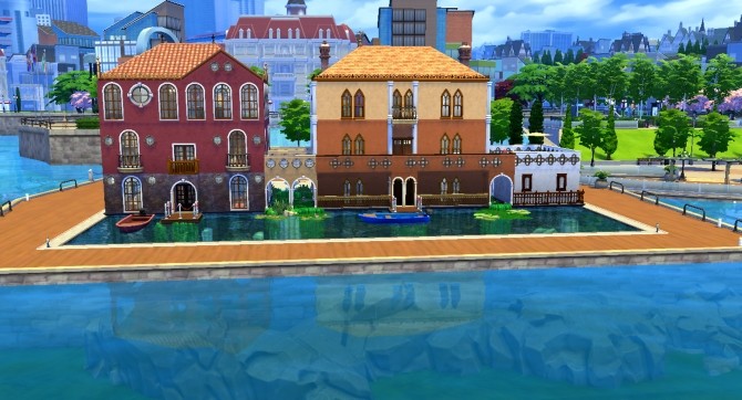 Sims 4 Venise Plaza by valbreizh at Mod The Sims