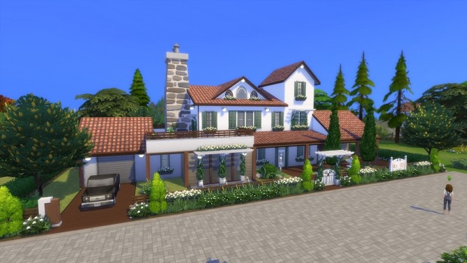 Sims 4 French house 2 by jordan1996 at L’UniverSims