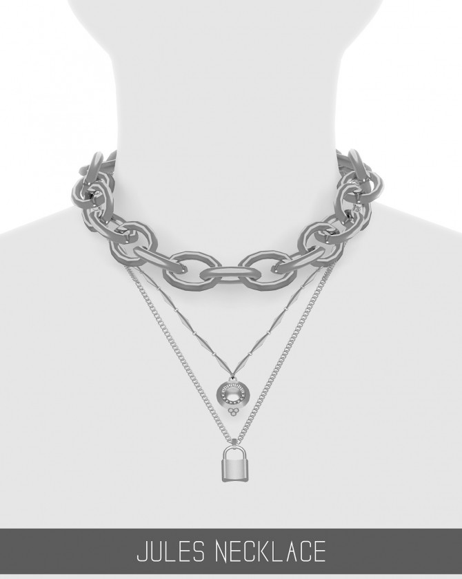 Sims 4 JULES NECKLACE at Simpliciaty