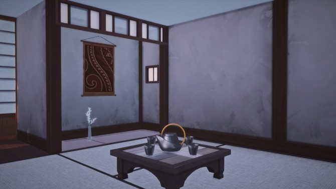 Sims 4 Japanese Tea House at GravySims