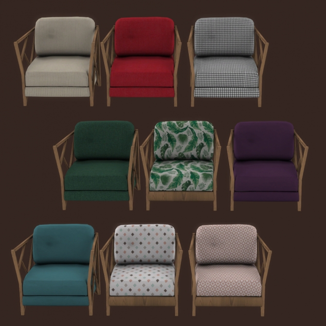 Patio Chair at Leo Sims » Sims 4 Updates