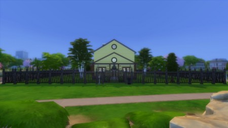 Small Yellow House by Brainlet at Mod The Sims