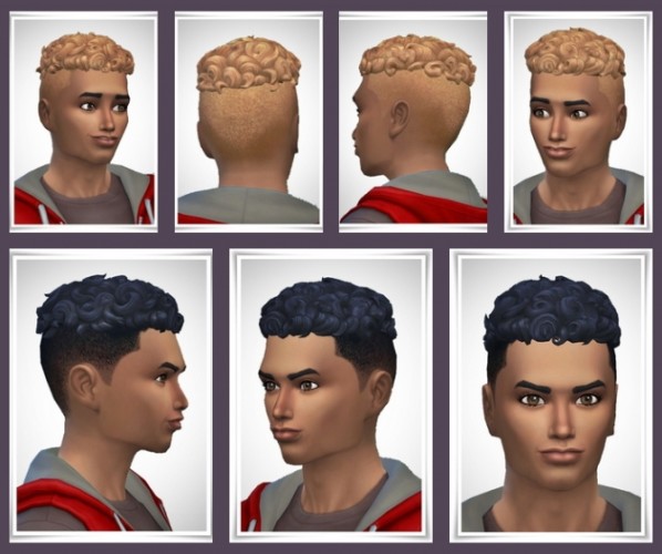 Dillon Hair at Birksche’s SimModels » Sims 4 Updates