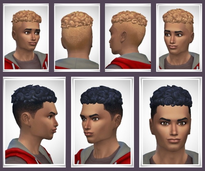 Sims 4 Dillon Hair at Birksche’s SimModels