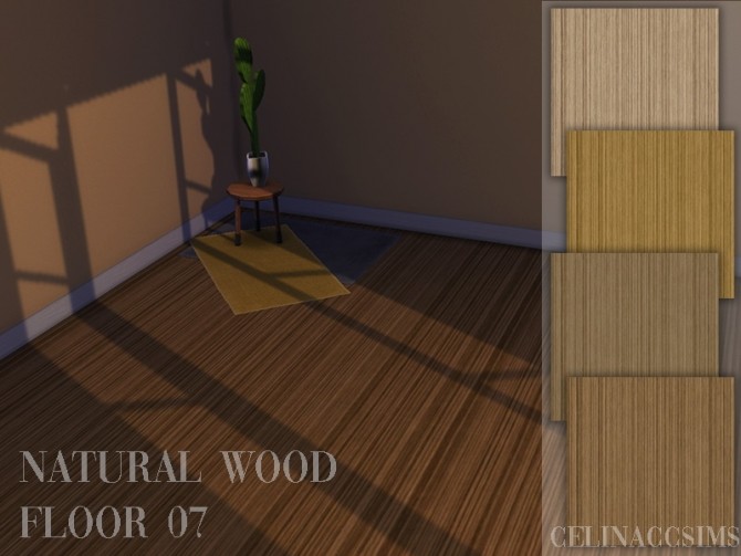 Sims 4 Natural Wood Floor 07 at Celinaccsims