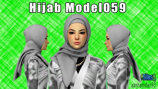 Sims 4 Hijab Model 059 & Imelda Longdress at Aan Hamdan Simmer93