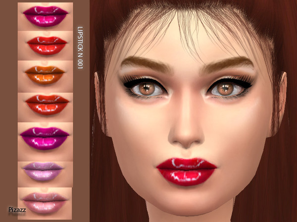 Sims 4 Lipstick N 001 by pizazz at TSR