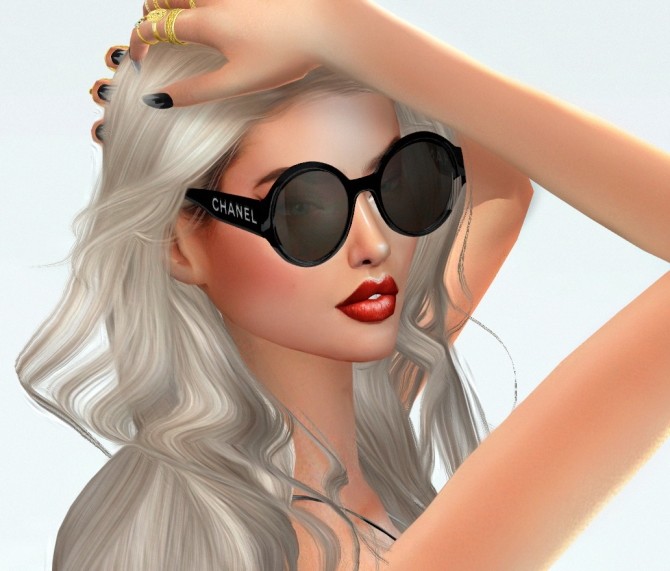 Sims 4 GLASSES by Sayumi Ruchell at Ruchell Sims