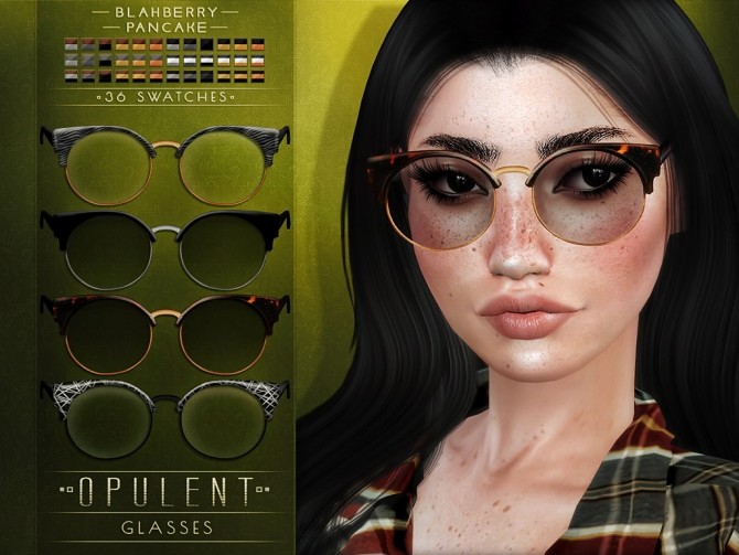 Sims 4 Opulent glasses at Blahberry Pancake