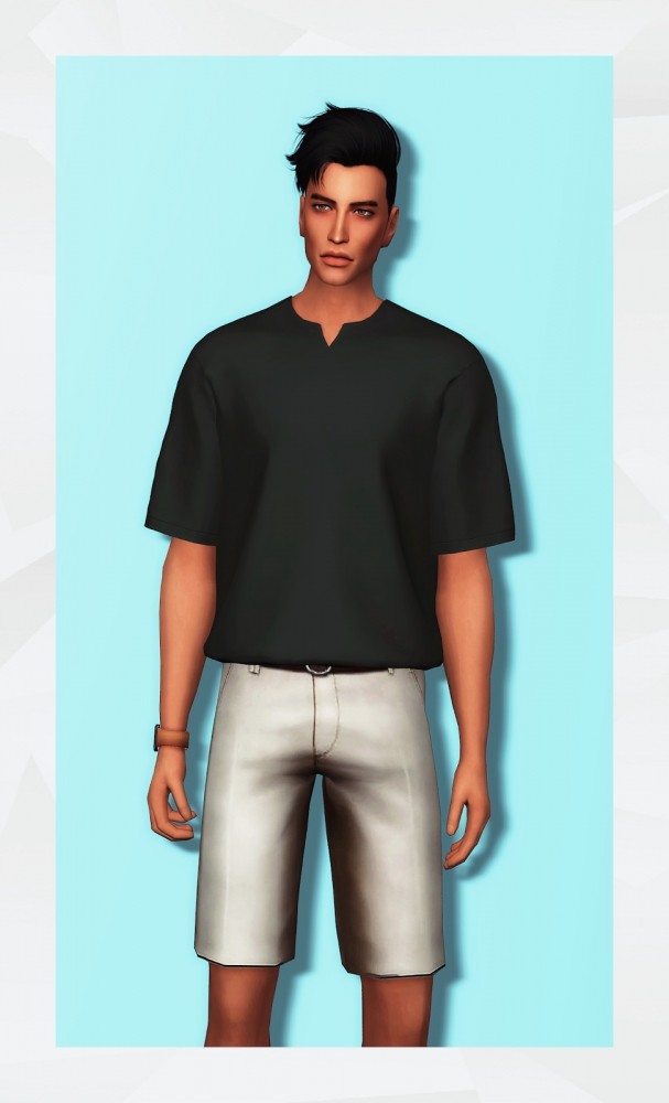 Sims 4 Slit T Shirt Remake at Gorilla