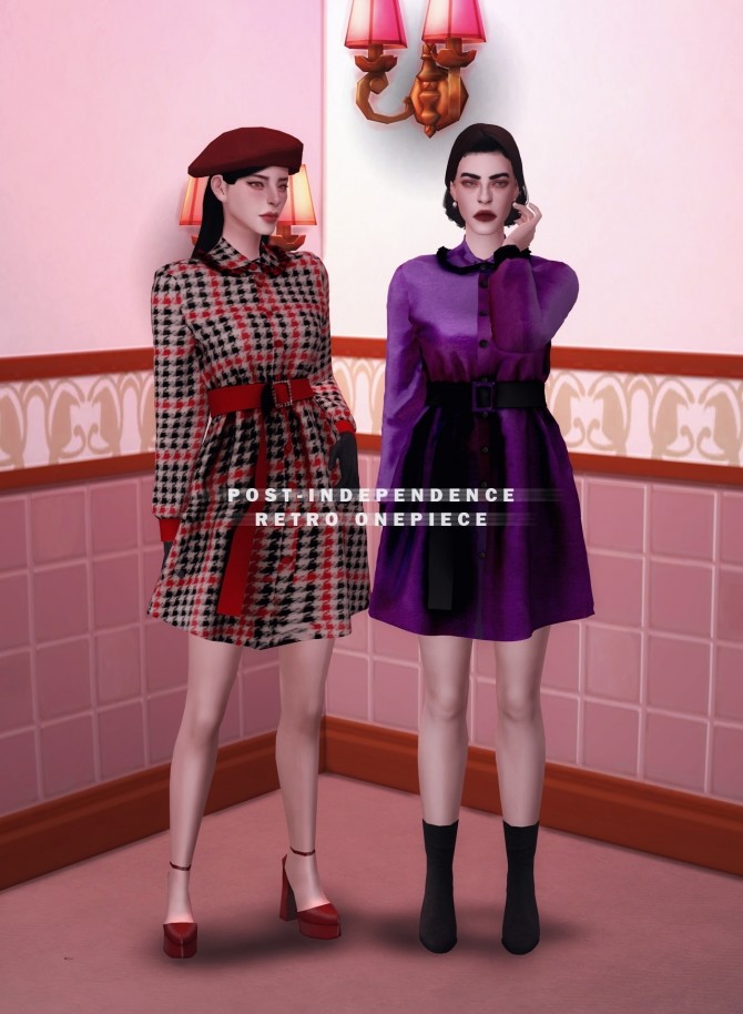 Sims 4 FM Post independence retro onepiece at Bedisfull – iridescent