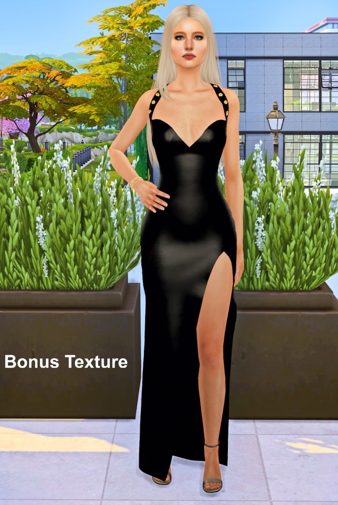 Sims 4 Jennifer Dress by Katarina at KM