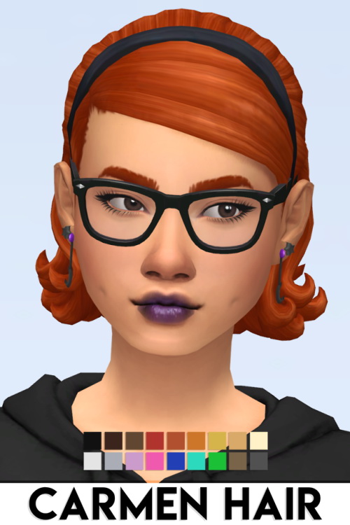 Sims 4 CARMEN HAIR at Vikai