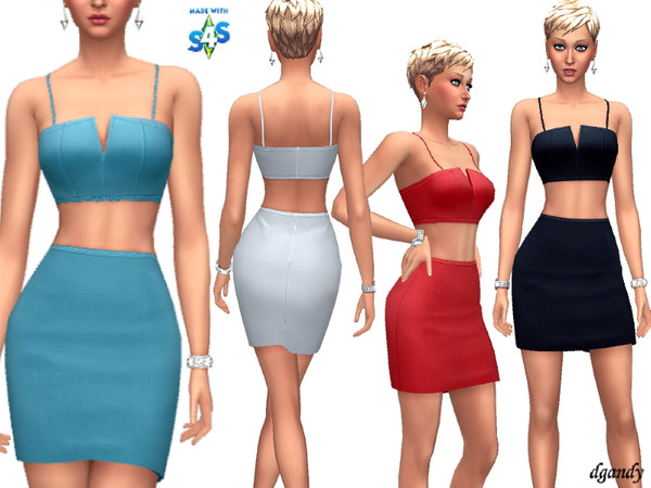 Sims 4 Skirt and Top 201909 05 by dgandy at TSR