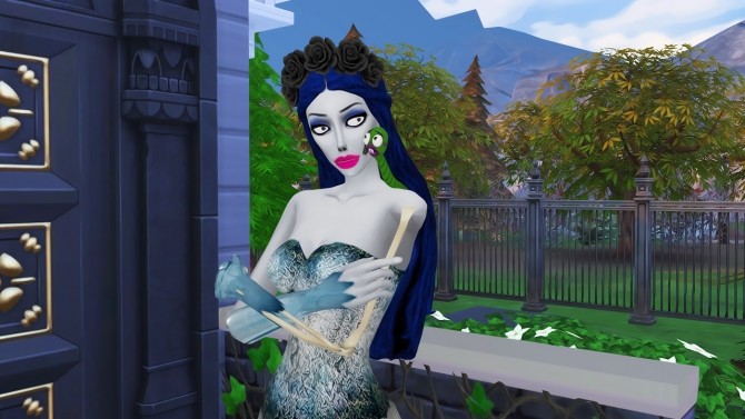 Sims 4 CORPSE BRIDE SET by Thiago Mitchell at REDHEADSIMS