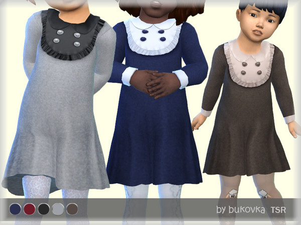 Sims 4 Dress Collar by bukovka at TSR