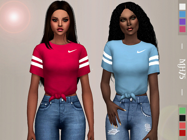 Sims 4 Casual Tops by Margeh 75 at TSR