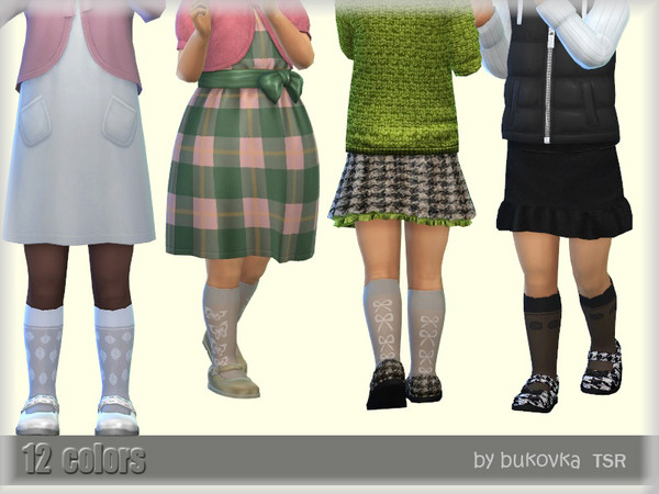 Sims 4 Socks Toddler by bukovka at TSR