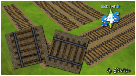 Railway tracks by Chalipo at All 4 Sims