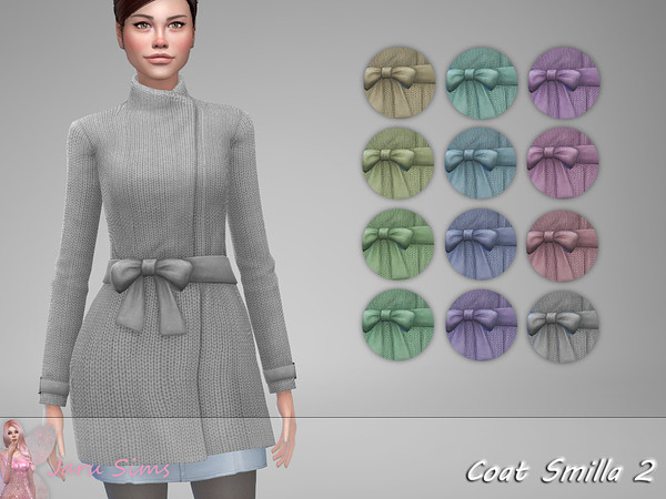 Sims 4 Coat Smilla 2 by Jaru Sims at TSR