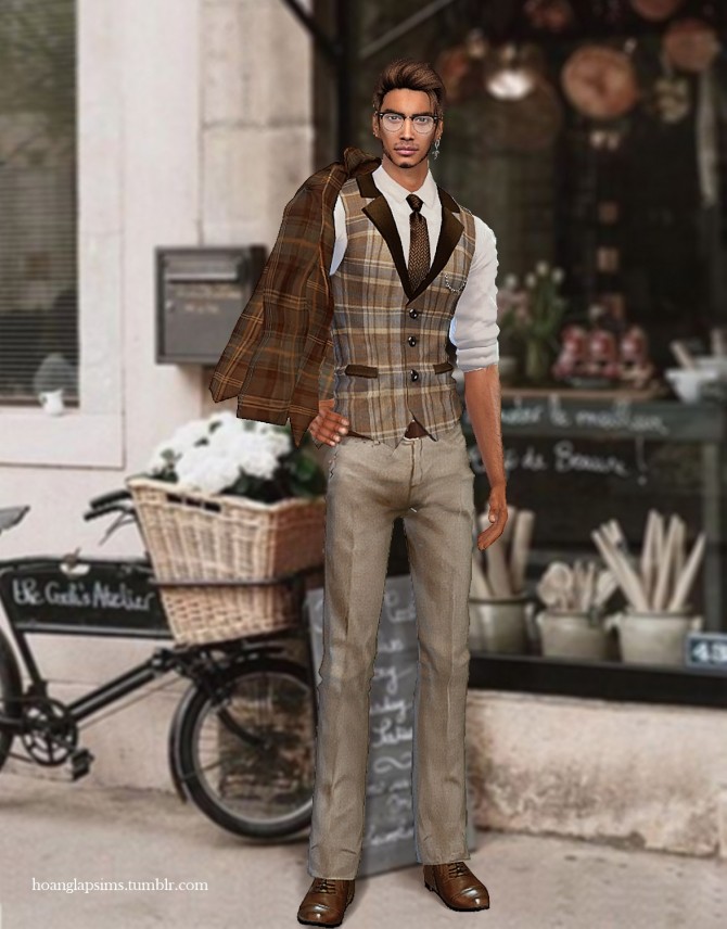 Sims 4 Professor Suit (P) at HoangLap’s Sims