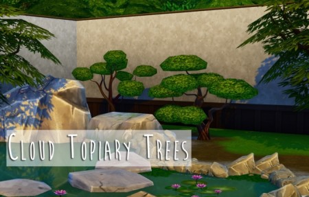 Cloud Topiary Trees at Teanmoon