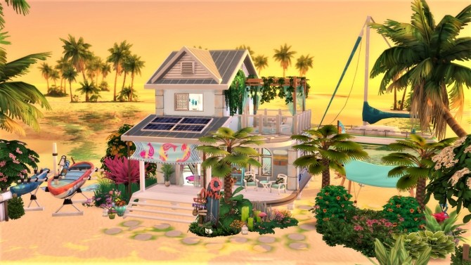 Sims 4 Sulani Vacation Bungalow at Agathea k