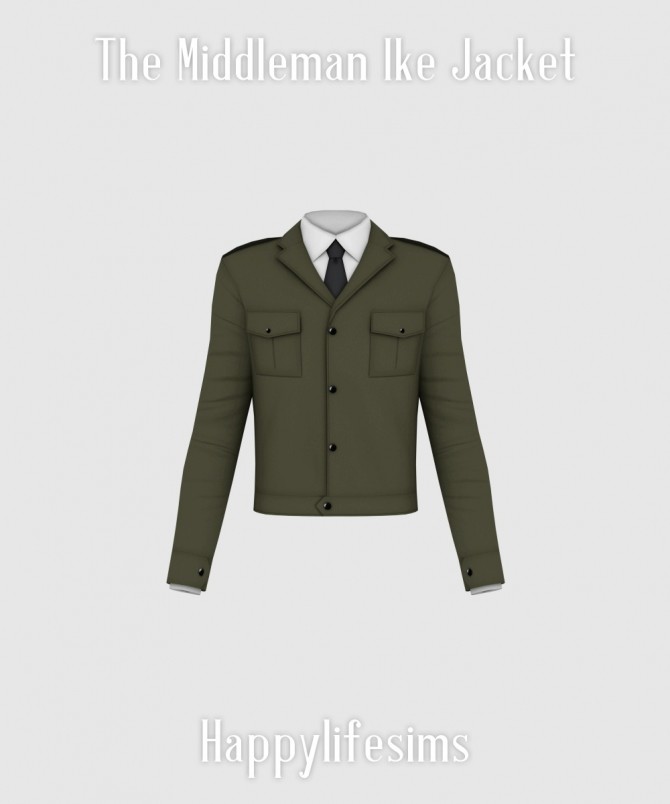 Sims 4 The Middleman Ike Jacket at Happy Life Sims