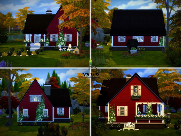 Sims 4 A Cabin for Two No CC by nobody1392 at TSR