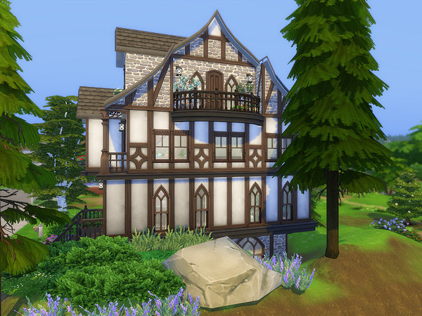 Sims 4 Medieval Cottage by Ineliz at TSR