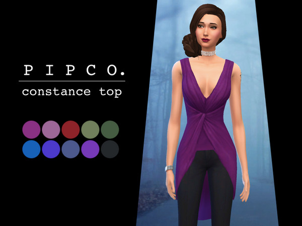 Sims 4 Constance top by Pipco at TSR