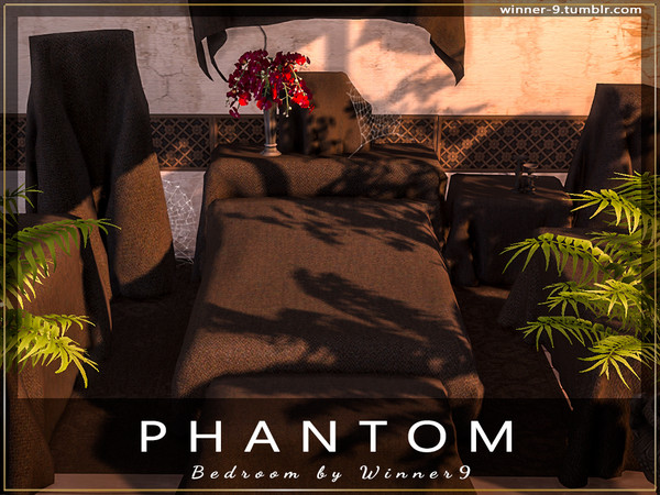 Sims 4 Phantom Bedroom by Winner9 at TSR