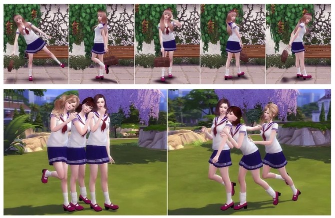 Sims 4 Combination Pose 38 at A luckyday