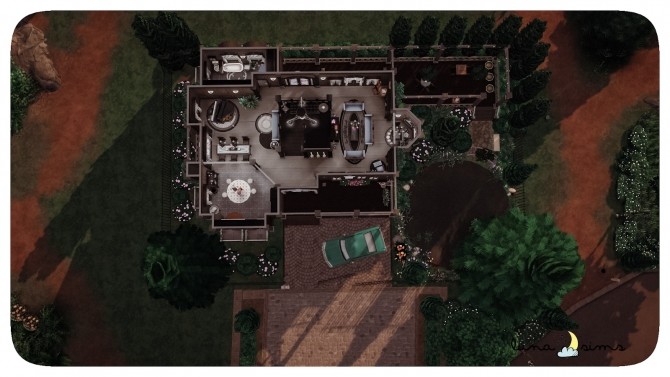 Sims 4 GLIMMERBROOK WITCH MANSION at Luna Sims