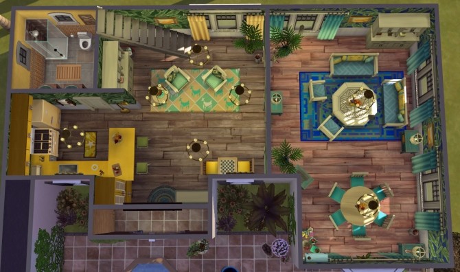 Sims 4 Colorful casa at Fab Flubs