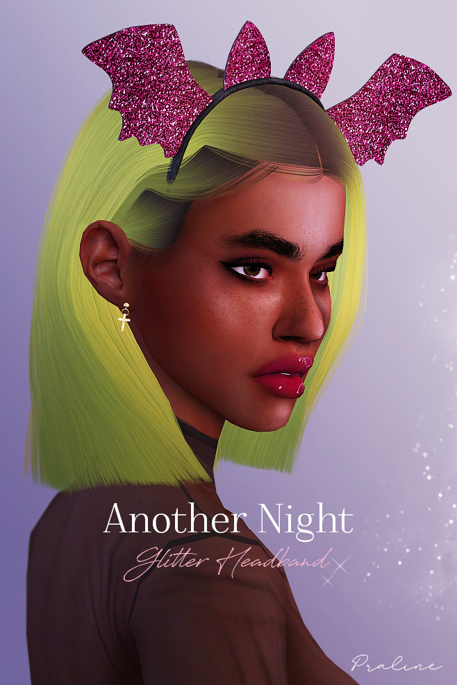 Sims 4 Another night glitter headband at Praline Sims