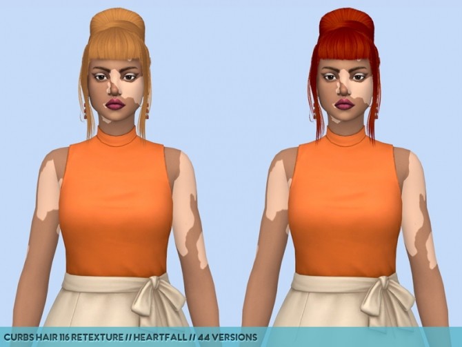 Sims 4 Colores Urbanos hair retextures 3 at Heartfall