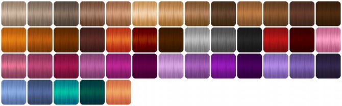 Sims 4 Colores Urbanos hair retextures 3 at Heartfall