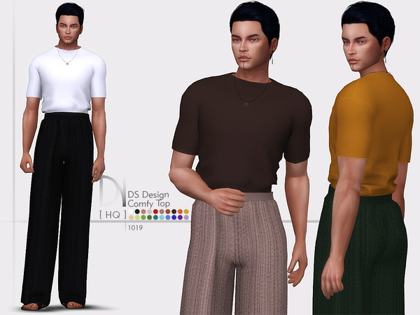 Sims 4 DS Design Comfy Top by DarkNighTt at TSR