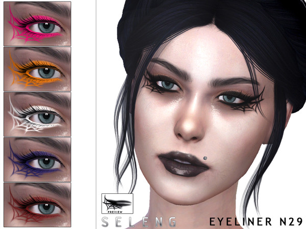 Sims 4 Eyeliner N29 by Seleng at TSR